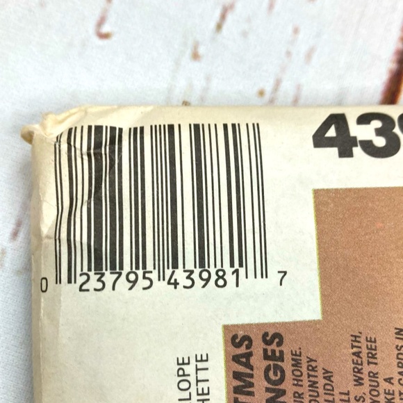 McCall’s #4398 A Country Angel Christmas Vintage Craft Patterns - Picture 4 of 15